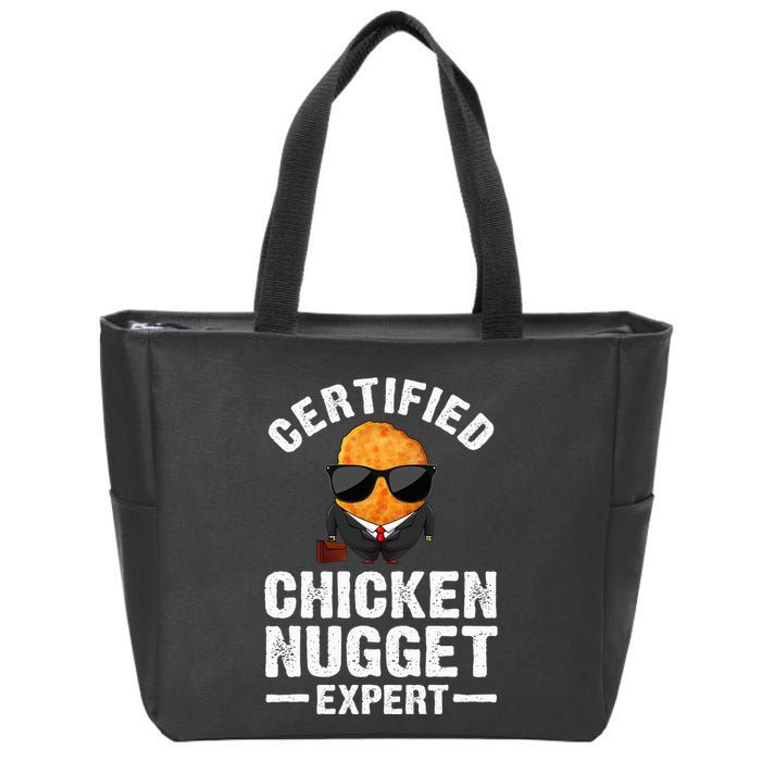 Cool Chicken Nugget Nug Life Food Lovers Zip Tote Bag