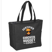 Cool Chicken Nugget Nug Life Food Lovers Zip Tote Bag