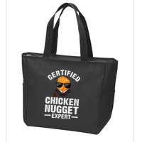 Cool Chicken Nugget Nug Life Food Lovers Zip Tote Bag