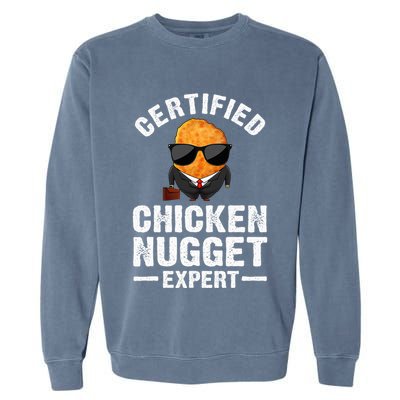 Cool Chicken Nugget Nug Life Food Lovers Garment-Dyed Sweatshirt