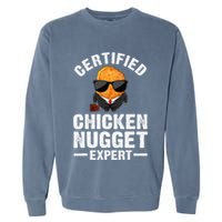 Cool Chicken Nugget Nug Life Food Lovers Garment-Dyed Sweatshirt