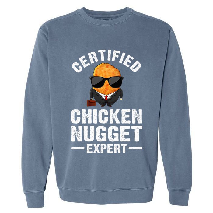 Cool Chicken Nugget Nug Life Food Lovers Garment-Dyed Sweatshirt