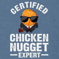 Cool Chicken Nugget Nug Life Food Lovers Garment-Dyed Sweatshirt