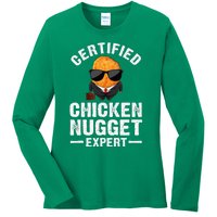 Cool Chicken Nugget Nug Life Food Lovers Ladies Long Sleeve Shirt