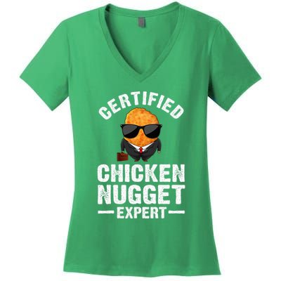 Cool Chicken Nugget Nug Life Food Lovers Women's V-Neck T-Shirt