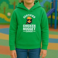 Cool Chicken Nugget Nug Life Food Lovers Kids Hoodie