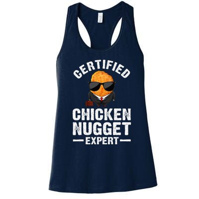 Cool Chicken Nugget Nug Life Food Lovers Women's Racerback Tank