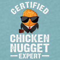 Cool Chicken Nugget Nug Life Food Lovers Sueded Cloud Jersey T-Shirt