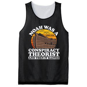 Conservative Christian Noah Was A Conspiracy Theorist Mesh Reversible Basketball Jersey Tank