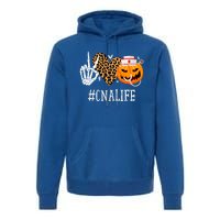 Cna Certified Nursing Assistant Peace Love Pumpkin Halloween Gift Premium Hoodie