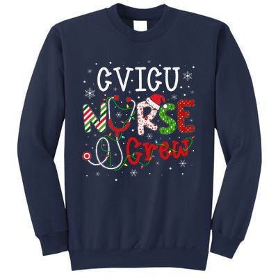 CVICU Christmas Nurse Crew Funny Nursing Christmas Pattern Sweatshirt