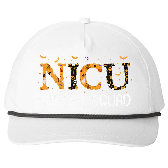 Cozy Crew NICU Nurse Halloween Outfit Snapback Five-Panel Rope Hat