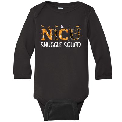 Cozy Crew NICU Nurse Halloween Outfit Baby Long Sleeve Bodysuit