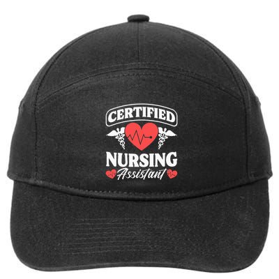 Cna Certified Nursing Assistant Certified Nursing Assistant 7-Panel Snapback Hat