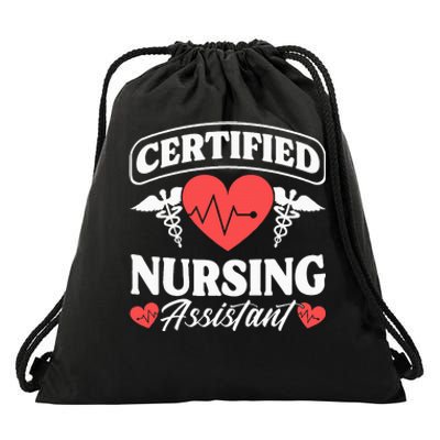 Cna Certified Nursing Assistant Certified Nursing Assistant Drawstring Bag