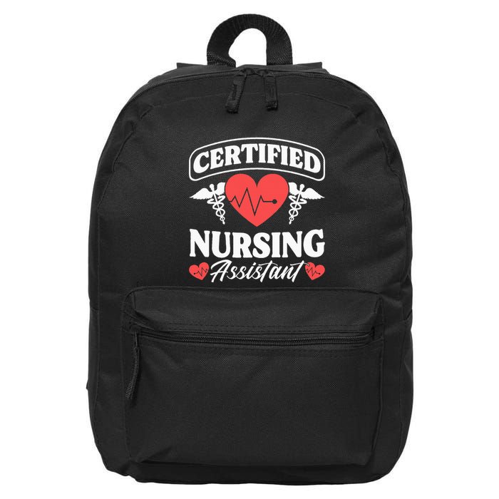 Cna Certified Nursing Assistant Certified Nursing Assistant 16 in Basic Backpack
