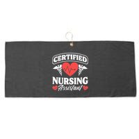 Cna Certified Nursing Assistant Certified Nursing Assistant Large Microfiber Waffle Golf Towel