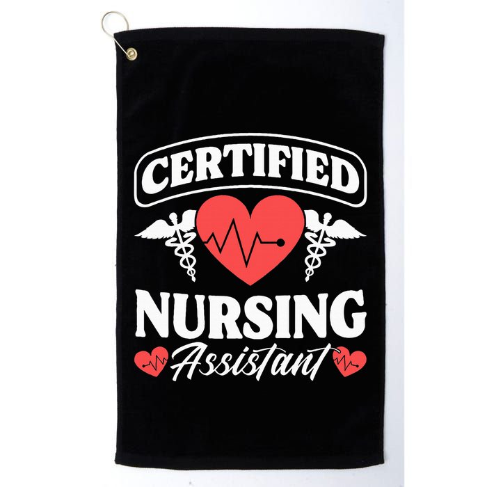 Cna Certified Nursing Assistant Certified Nursing Assistant Golf Towel