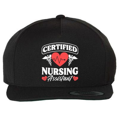 Cna Certified Nursing Assistant Certified Nursing Assistant Wool Snapback Cap
