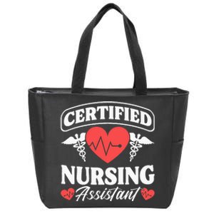 Cna Certified Nursing Assistant Certified Nursing Assistant Zip Tote Bag