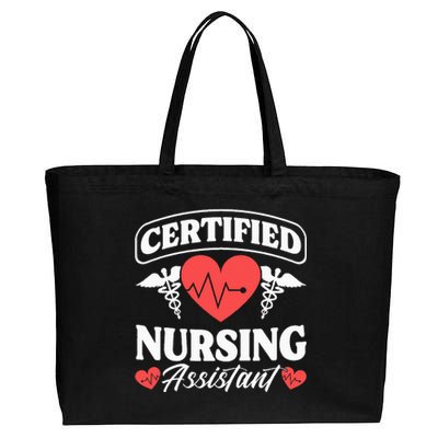 Cna Certified Nursing Assistant Certified Nursing Assistant Cotton Canvas Jumbo Tote