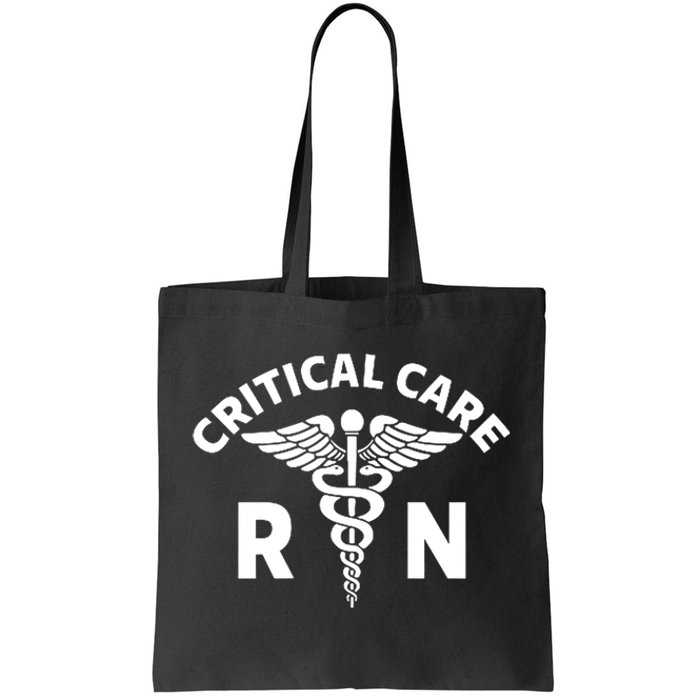 Critical Care Nursing Department Icu Rn Critical Care Nurse Tote Bag