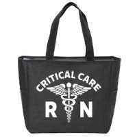 Critical Care Nursing Department Icu Rn Critical Care Nurse Zip Tote Bag