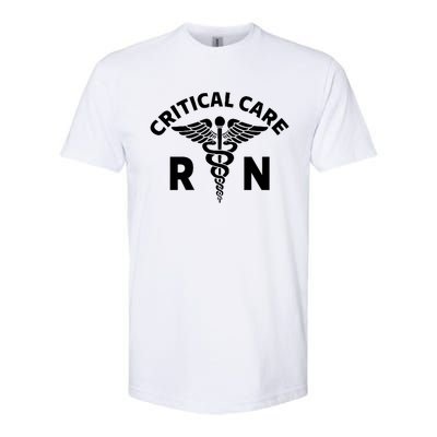 Critical Care Nursing Department Icu Rn Critical Care Nurse Softstyle CVC T-Shirt