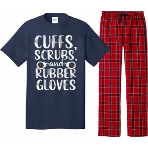 Cuffs Correctional Nurse RN Prison Nursing Medical Pajama Set