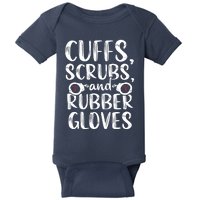 Cuffs Correctional Nurse RN Prison Nursing Medical Baby Bodysuit