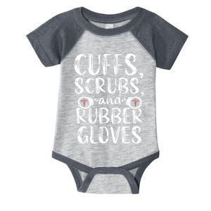 Cuffs Correctional Nurse RN Prison Nursing Medical Infant Baby Jersey Bodysuit