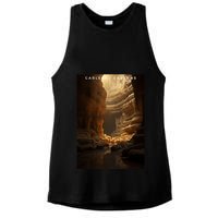 Carlsbad Caverns National Park Ladies PosiCharge Tri-Blend Wicking Tank
