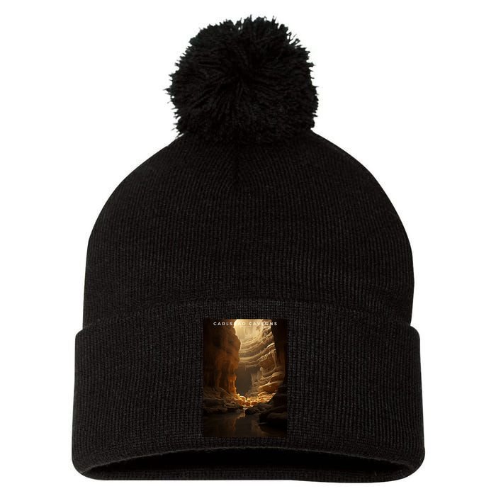Carlsbad Caverns National Park Pom Pom 12in Knit Beanie