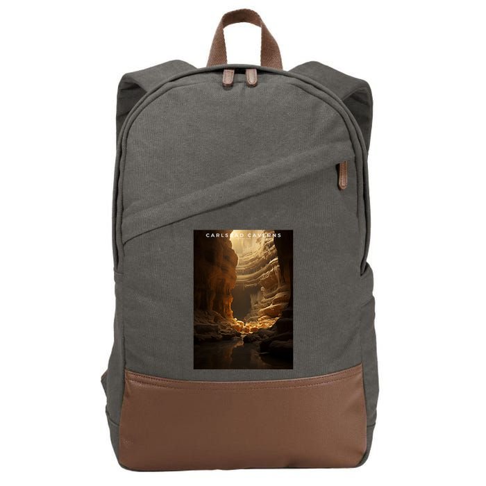 Carlsbad Caverns National Park Cotton Canvas Backpack