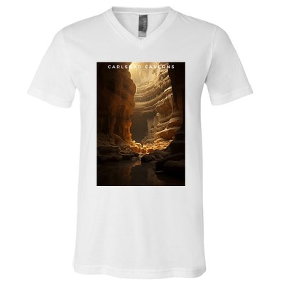 Carlsbad Caverns National Park V-Neck T-Shirt