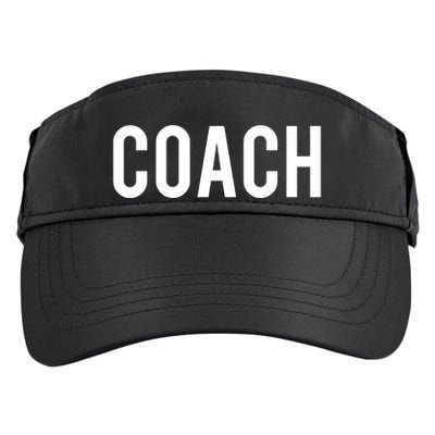 Coach Cool New Retro Funny Cheap Sports Gift Tee Adult Drive Performance Visor