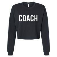 Coach Cool New Retro Funny Cheap Sports Gift Tee Cropped Pullover Crew
