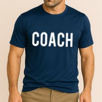 Coach Cool New Retro Funny Cheap Sports Gift Tee Cooling Performance Crew T-Shirt
