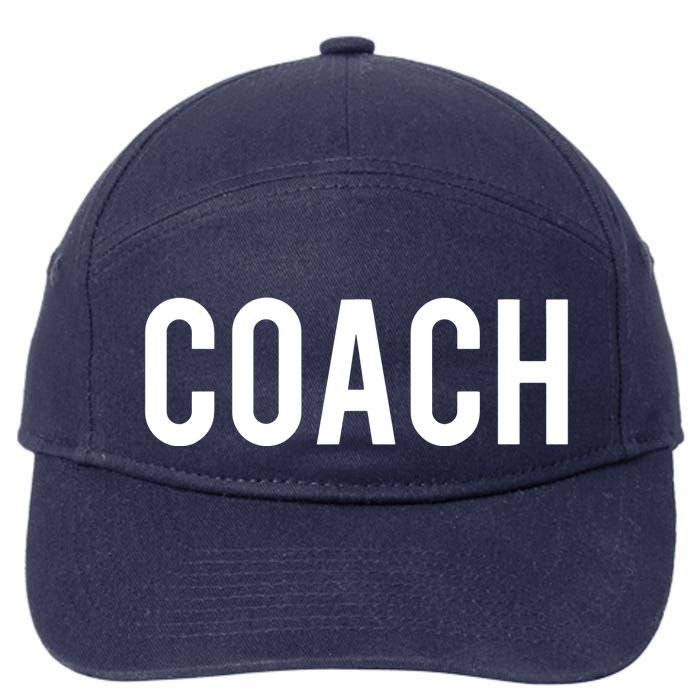 Coach Cool New Retro Funny Cheap Sports Gift Tee 7-Panel Snapback Hat