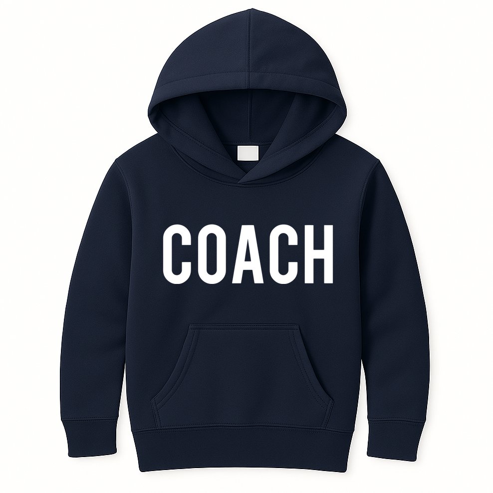 Coach Cool New Retro Funny Cheap Sports Gift Tee Kids Hoodie