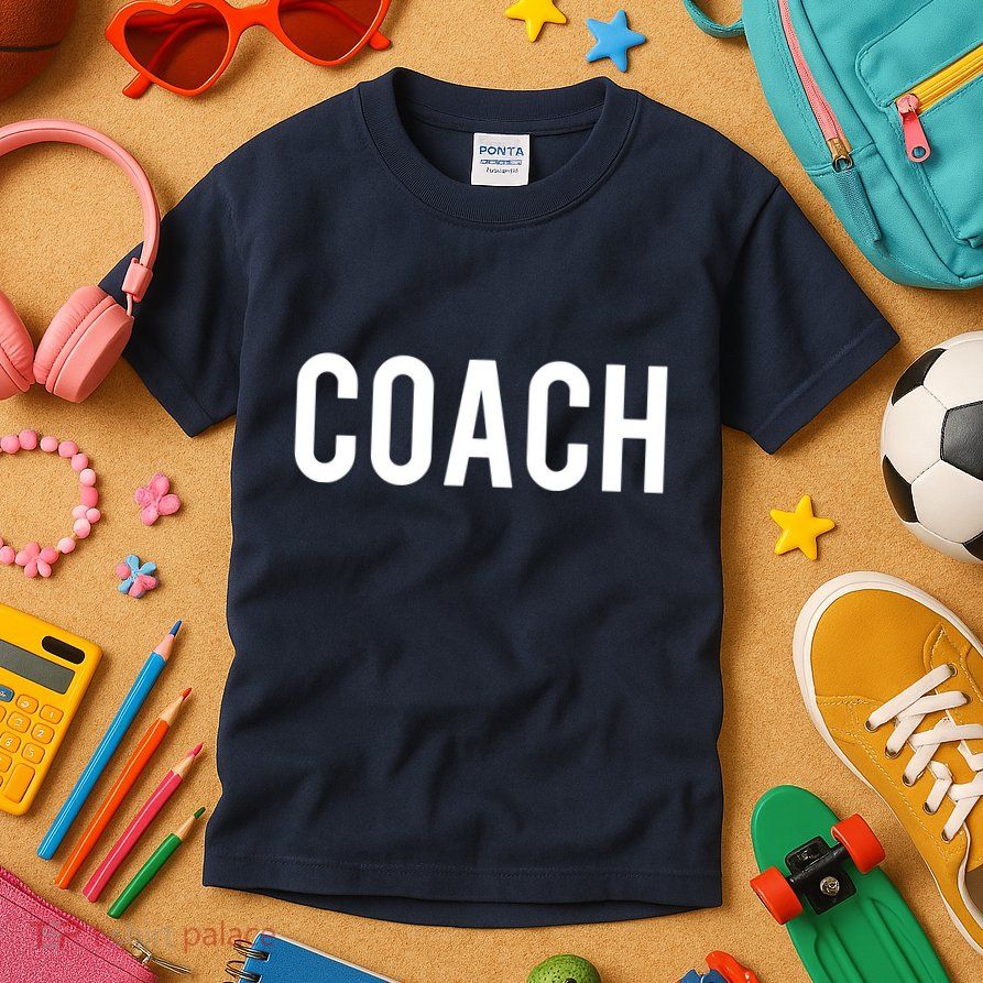 Coach Cool New Retro Funny Cheap Sports Gift Tee Kids T-Shirt
