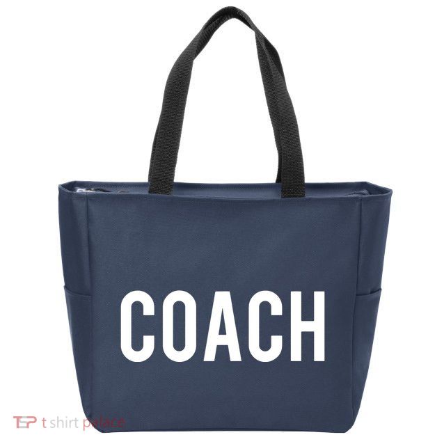 Coach Cool New Retro Funny Cheap Sports Gift Tee Zip Tote Bag