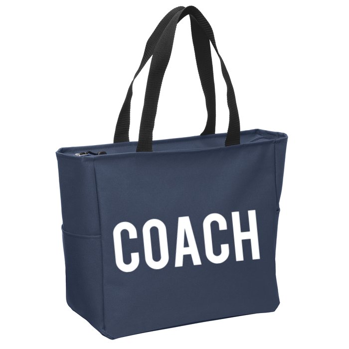 Coach Cool New Retro Funny Cheap Sports Gift Tee Zip Tote Bag