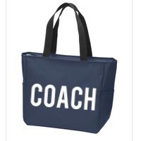 Coach Cool New Retro Funny Cheap Sports Gift Tee Zip Tote Bag