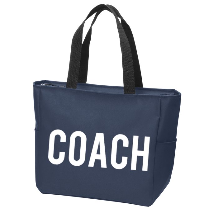 Coach Cool New Retro Funny Cheap Sports Gift Tee Zip Tote Bag