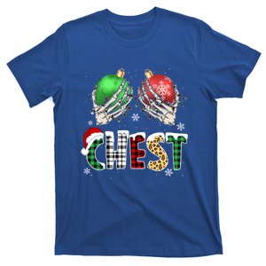 Christmas Chest Nuts Chestnuts Xmas Couple Matching Costume Gift T-Shirt