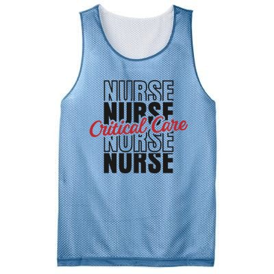 Critical Care Nurse Gift Mesh Reversible Basketball Jersey Tank