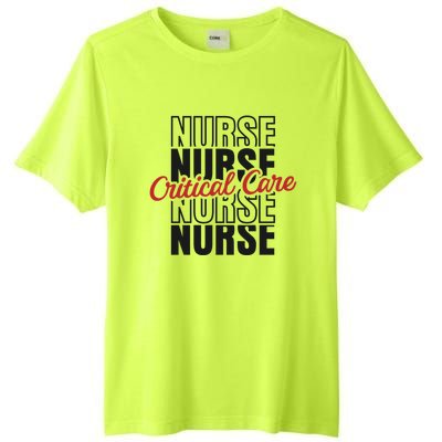 Critical Care Nurse Gift Tall Fusion ChromaSoft Performance T-Shirt