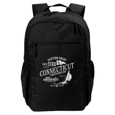 Connecticut Ct Nautical Sailing Design Daily Commute Backpack