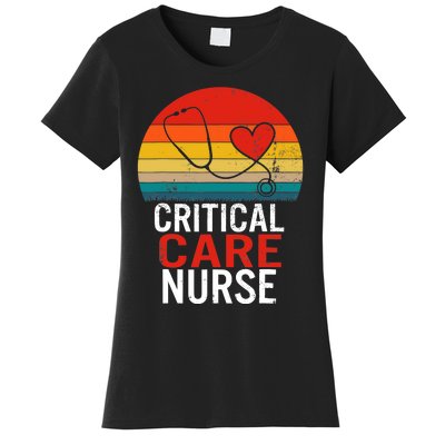 Critical Care Nurse ICU Nurses Week Intensive Care Graduate Women's T-Shirt